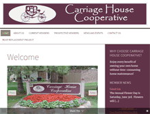 Tablet Screenshot of carriagehousecoop.com